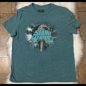 Vintage Star Wars Green T Shirt,Sz M. 60%cotton